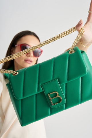 Handtas Smaragdgroen - Groen