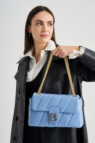 Handtas IJsblauw - Blauw