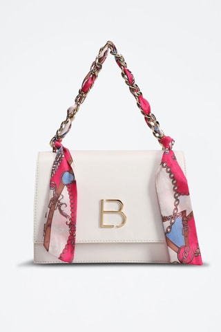 Handtas Wit en Fuchsia - Wit