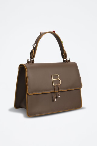 Handtas Taupe - Bruin