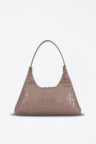 Handtas Taupe   - Bruin