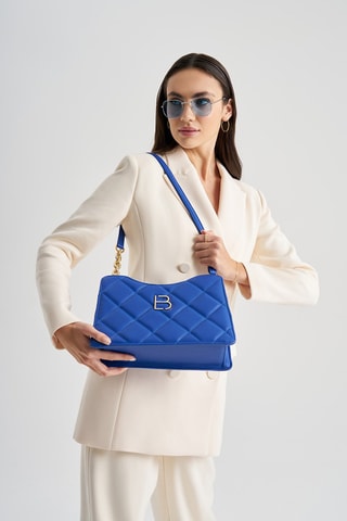 Mala a tiracolo Azul-real  - Azul