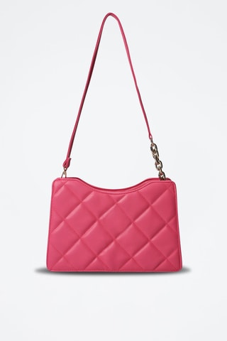 Doorgestikte Schouderhandtas Roze - Lucky Bees - Roze