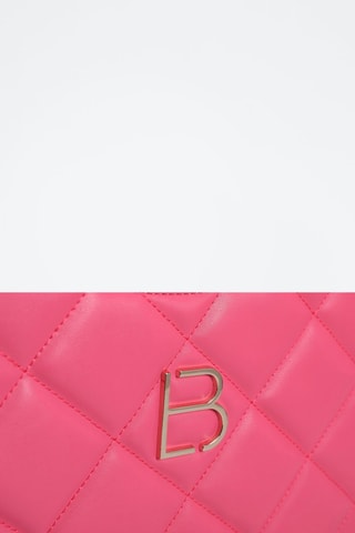 Doorgestikte Schouderhandtas Roze - Lucky Bees - Roze