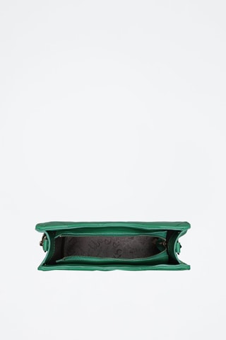 Doorgestikte Schouderhandtas Groen - Lucky Bees - Groen