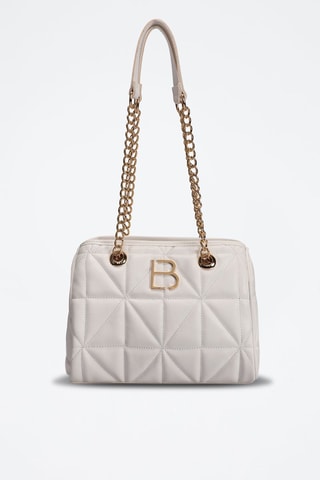 Handtas Wit - Lucky Bees - Beige