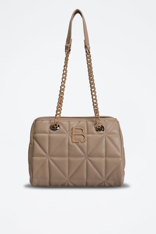 Handtas Taupe - Camel