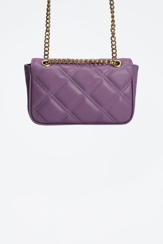 Mala a tiracolo acolchoada Lilás - Violeta