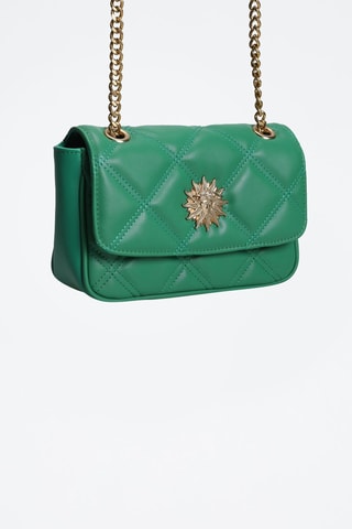 Doorgestikte Handtas - Groen - Lucky Bees - Groen