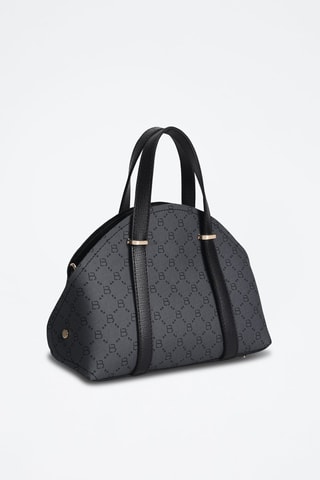 Handtas Zwart en Lichtgrijs - Grijs