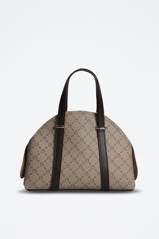 Handtas Crèmekleurig en Bruin - Beige