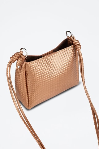 Schoudertas Koperkleurig - Lucky Bees - Bruin