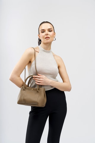 Handtas - Bruin