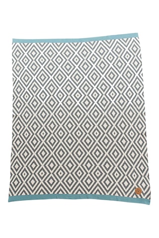 Couverture en coton biologique - Gris clair - 80 x 100 cm