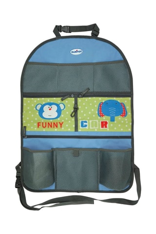 Organisateur de voiture - Bleu cobalt et gris foncé