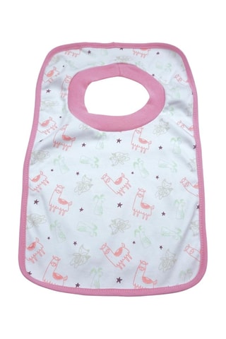 2 bavoirs - Rose et blanc