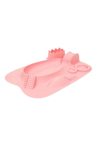 Assiette en silicone sans BPA - 26,7 x 19 x 3,8 cm