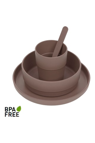 Ensemble repas en polypropylène sans BPA - 4 pièces - Dès 1 an