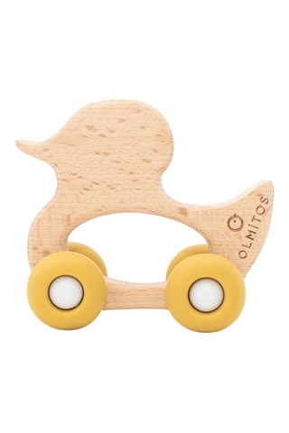 Caneton à roulettes en hêtre - Dès 4 mois