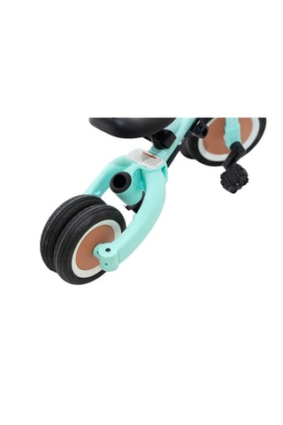 Tricycle évolutif multifonction - Turquoise et noir - Dès 12 mois - Jusqu’à 5 ans