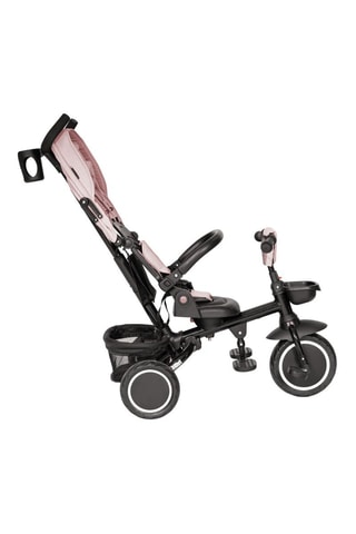 Tricycle évolutif multifonction - Noir et rose poudré - Dès 1 à 5 ans - Jusqu’à 25 kg