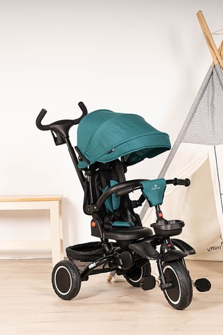 Tricycle évolutif 5-en-1 - Bleu canard - Dès 12 mois à 5 ans - Jusqu’à 25 kg