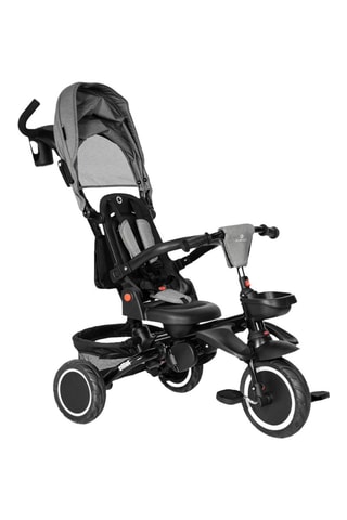 Tricycle évolutif 5-en-1 - Gris et noir - Dès 12 mois à 5 ans - Jusqu’à 25 kg