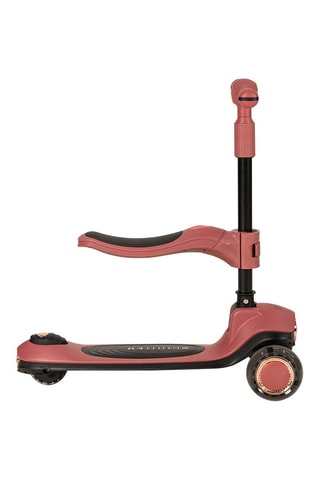Trottinette évolutive 2-en-1 - Vieux rose et noir - Dès 12 mois - Jusqu'à 50 kg