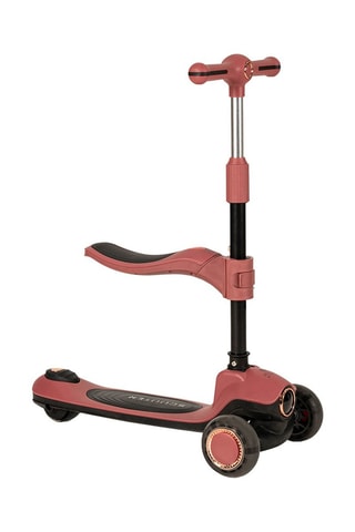 Trottinette évolutive 2-en-1 - Vieux rose et noir - Dès 12 mois - Jusqu'à 50 kg