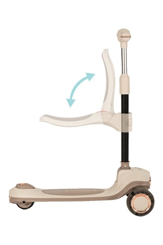 Trottinette évolutive 2-en-1 - Beige et marron - Dès 12 mois - Jusqu'à 50 kg