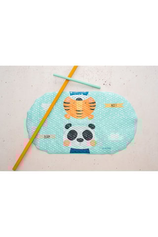 Tapis de bain antidérapant Kung Fu Panda - 39 x 69 cm - Dès la naissance