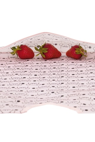 Bavoir tablier - Rose - Dès 9 mois