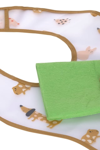 2 bavoirs - Orange - Dès la naissance