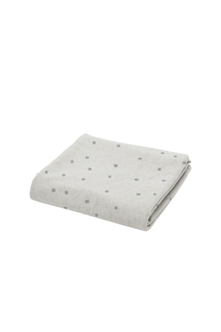 Couverture réversible - Gris clair - Dès la naissance - 75 x 80 x 0,4 cm