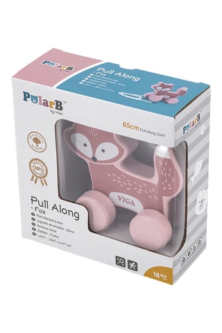 Renard à tirer en bois - Dès 18 mois