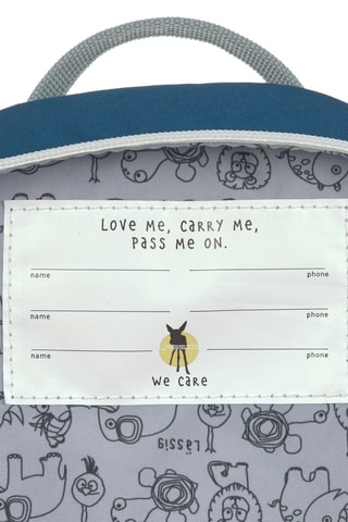 Sac à dos - Bleu canard et beige - Dès 9 mois