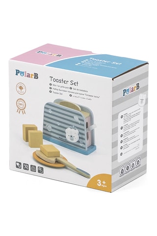 Grille-pain en bois - 7 accessoires - Dès 2 ans