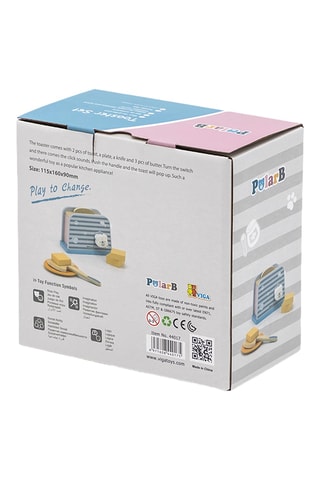 Grille-pain en bois - 7 accessoires - Dès 2 ans