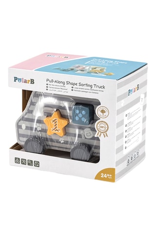 Camion à tirer avec trieur de formes en bois - Dès 18 mois