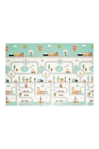 Tapis de jeu - Blanc et vert clair - 150 x 200 cm - Dès 3 ans