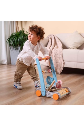 Chariot de marche multifonctionnel en bois - Dès 18 mois