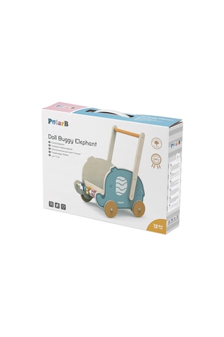 Chariot de marche éléphant en bois - Dès 12 mois