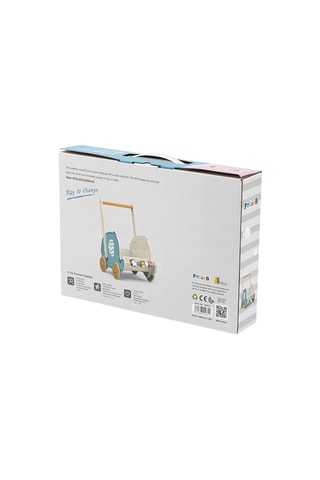 Chariot de marche éléphant en bois - Dès 12 mois