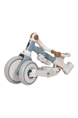 Tricycle évolutif multifonction - Blanc et bleu cobalt - Dès 12 mois - Jusqu’à 25 kg