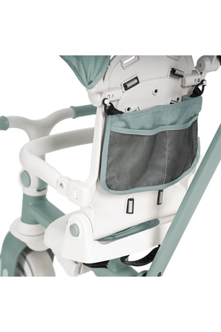 Tricycle évolutif multifonction - Blanc et vert d'eau - Dès 12 mois - Jusqu’à 25 kg