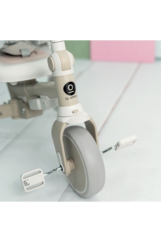 Tricycle évolutif multifonction - Blanc et beige - Dès 12 mois - Jusqu’à 25 kg