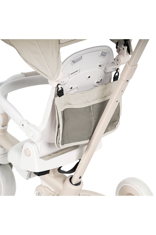 Tricycle évolutif multifonction - Blanc et beige - Dès 12 mois - Jusqu’à 25 kg