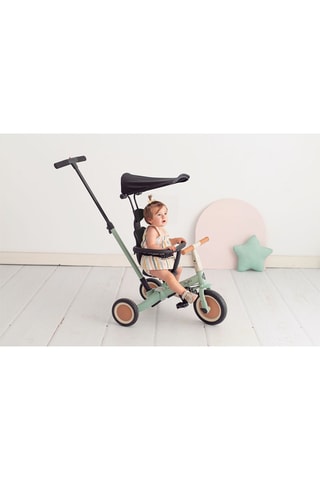 Tricycle multifonction - Vert d'eau et saumon - Dès 12 mois - Jusqu’à 25 kg