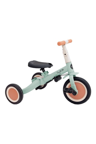 Tricycle multifonction - Vert d'eau et saumon - Dès 12 mois - Jusqu’à 25 kg