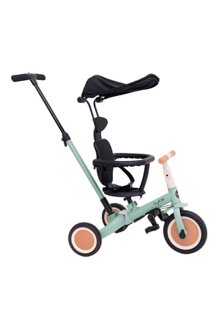 Tricycle multifonction - Vert d'eau et saumon - Dès 12 mois - Jusqu’à 25 kg